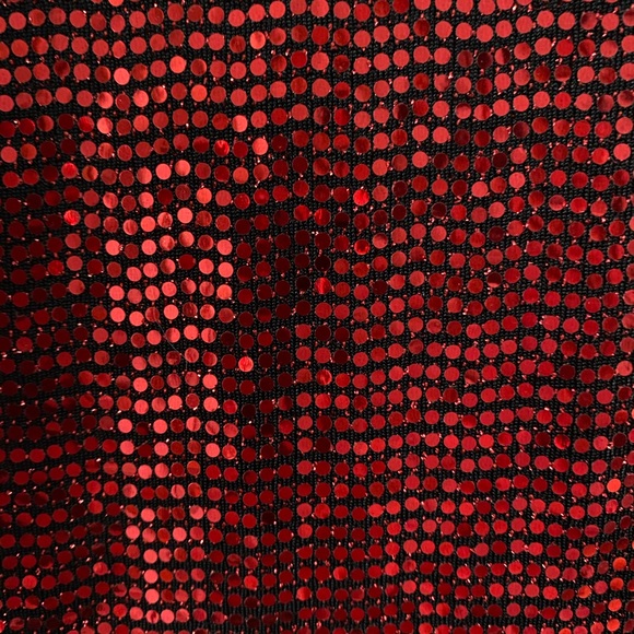 Bodycon Red Sequin Dress - Picture 2 of 4